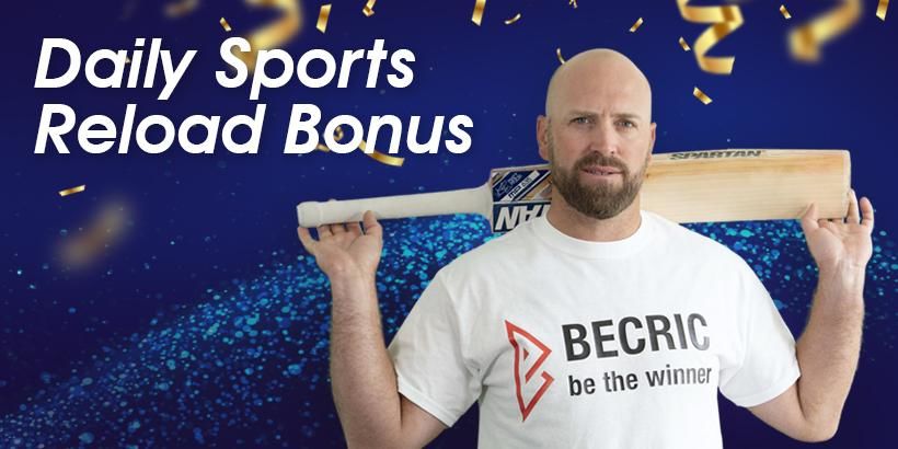 BeCric Daily Sports Reload - Grab Your ₹4,000 Bonus Now!