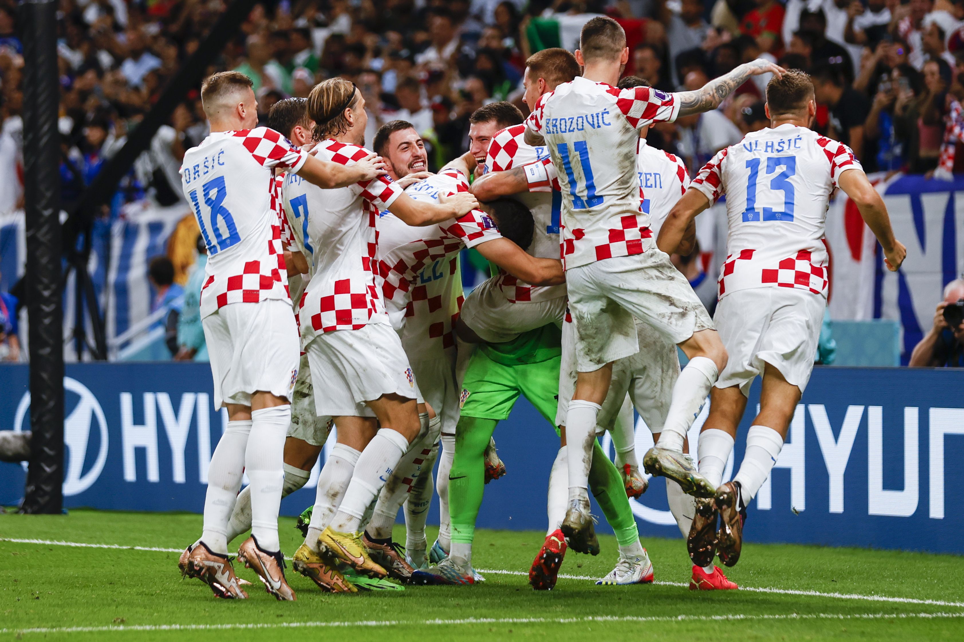 Croatia defeats Brazil in a penalty shootout in the quarterfinals of World Cup 2022