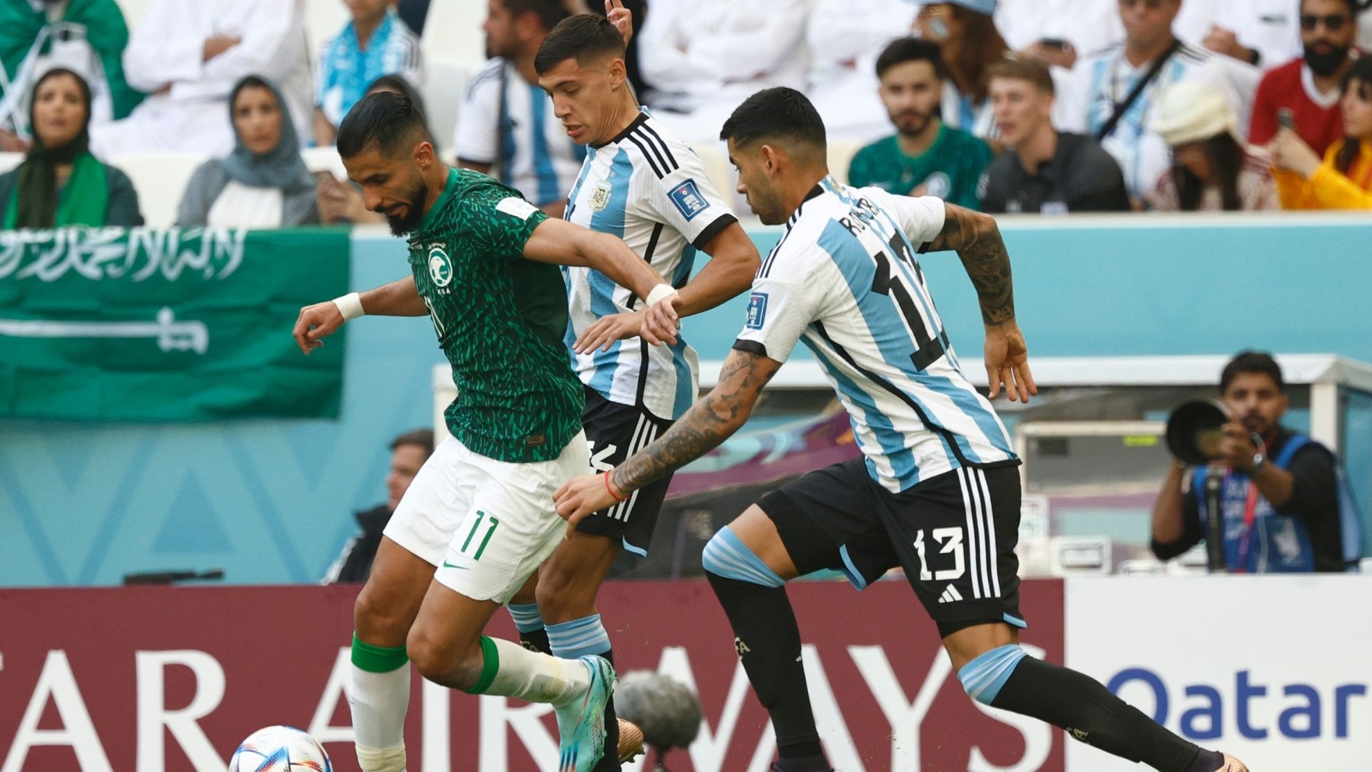 ¡Arabia inaudita! La sorpresa del Mundial de Qatar 2022: Argentina pierde en su debut 2 por 1 ante los saudís