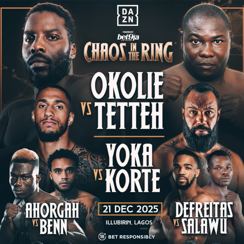 Ebenezer Tetteh vs Lawrence Okolie: Prediction and odds on the Match on 22 December, 2025