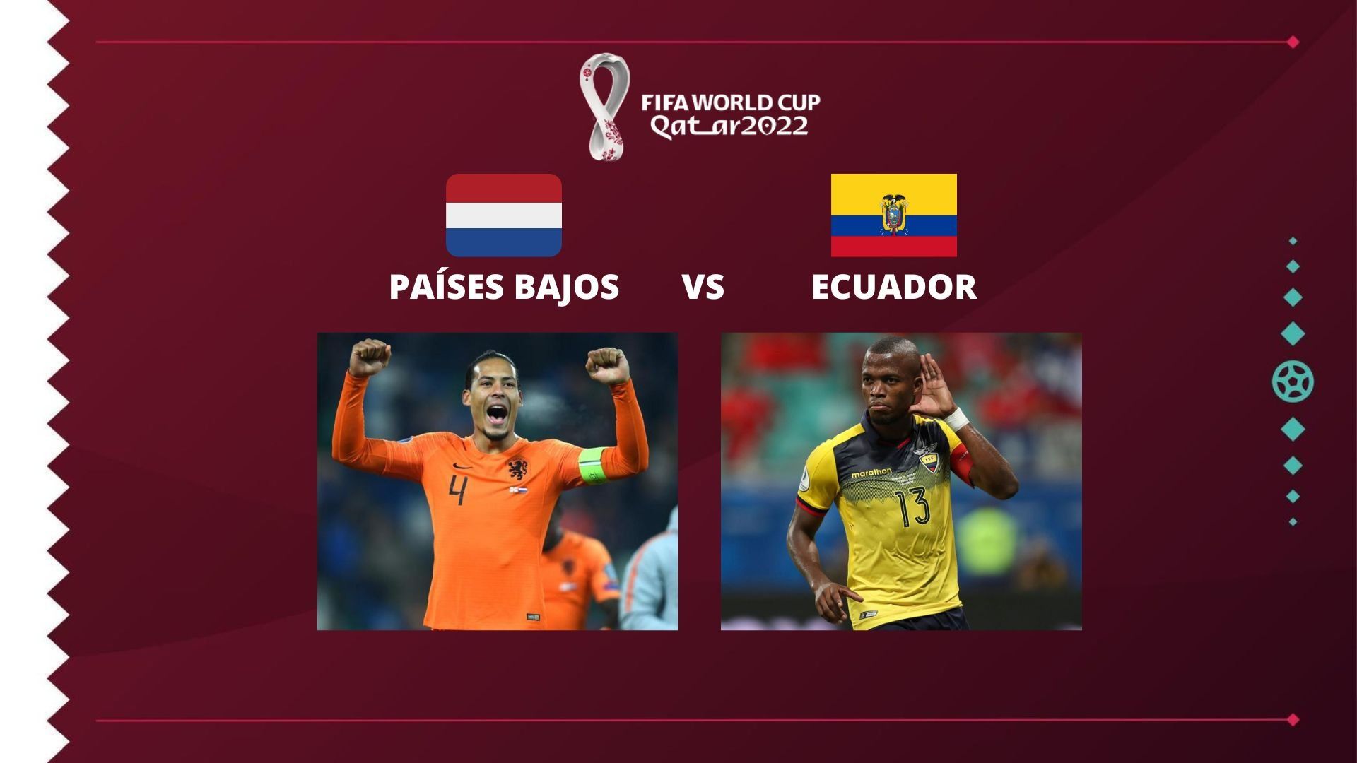Países Bajos vs. Ecuador: Previa, horario, TV, alineaciones, estadísticas y pronósticos