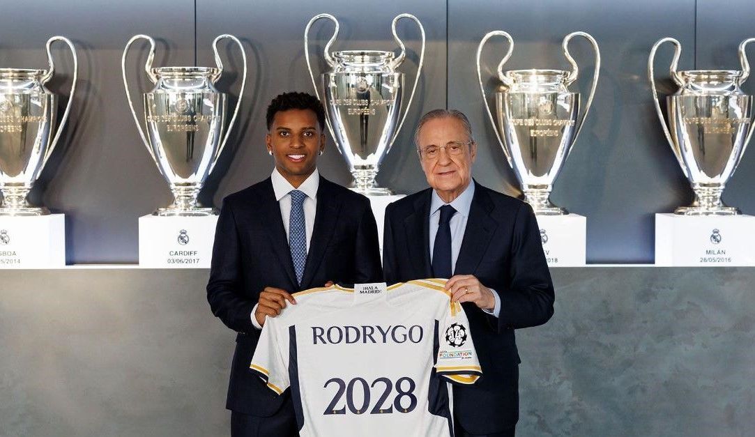 El Real Madrid renovó a Rodrygo Goes