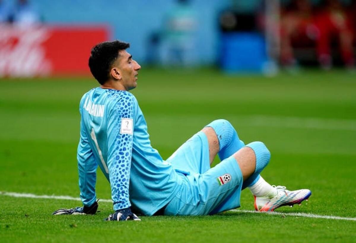 Agent of Iranian goalkeeper Beiranvand speaks about the player's condition after his injury in the game against England