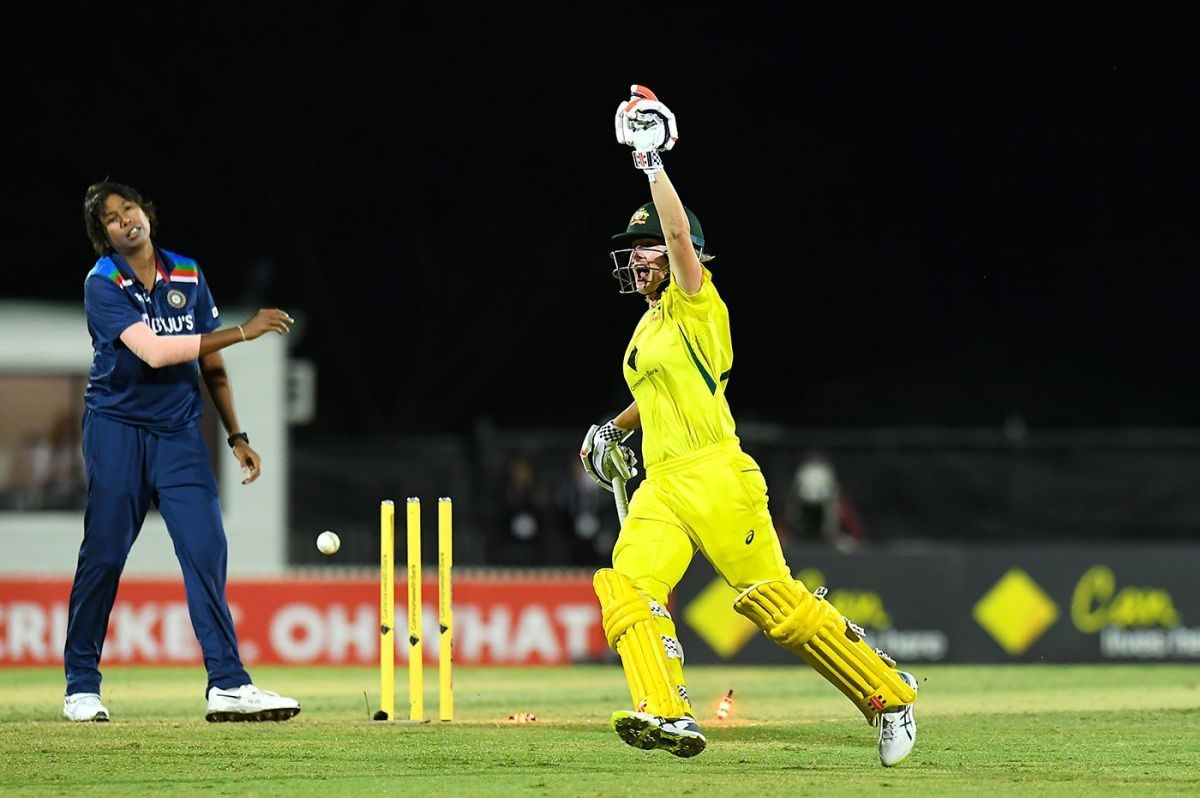 Australia women claim last ball victory versus India