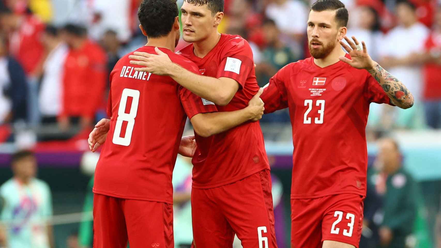 El primer compromiso por el Grupo D: entre Dinamarca y Túnez, terminó con un empate 0:0