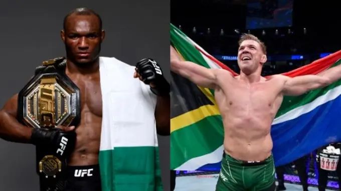 Former UFC champion Usman advises Dricus du Plessis not to call himself African