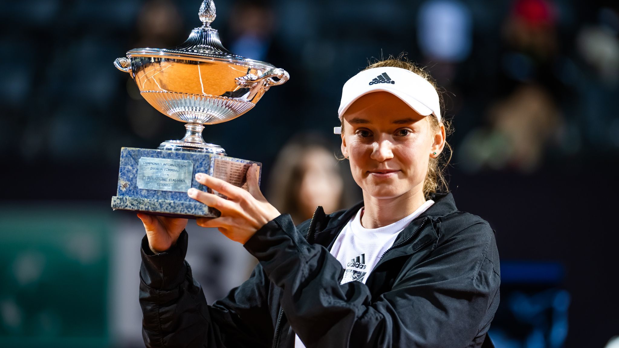  Elena Rybakina formó en Roma el nuevo 'Big Three' de la WTA