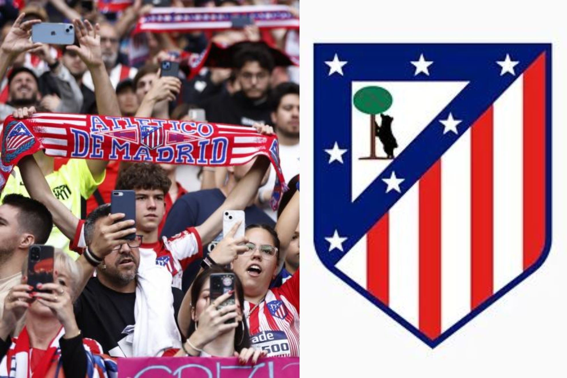 El Atlético de Madrid volverá a lucir su antiguo escudo 