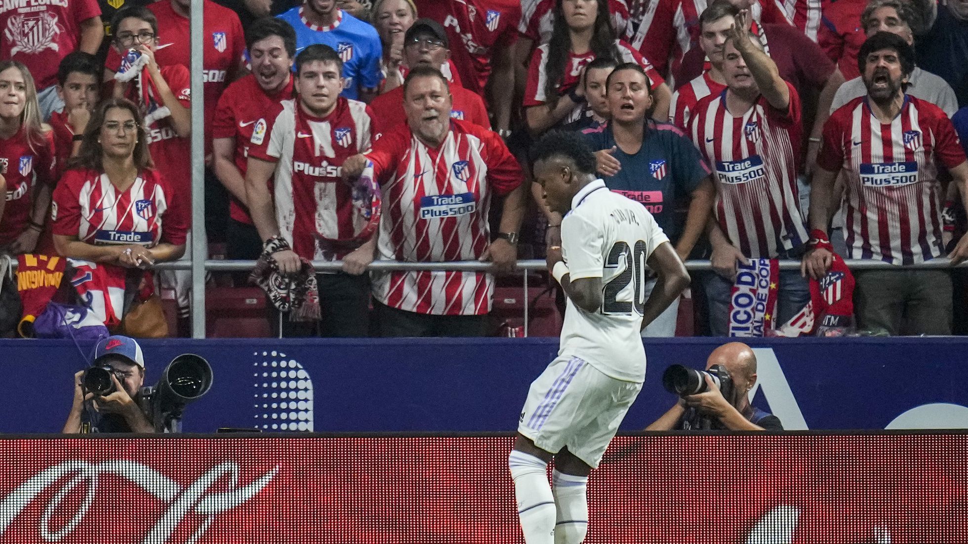Real Madrid issues statement after Atletico fans hang dummy of Vinicius
