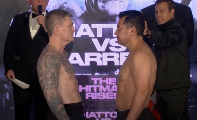 Hatton and Barrera's exhibition fight ends in a draw