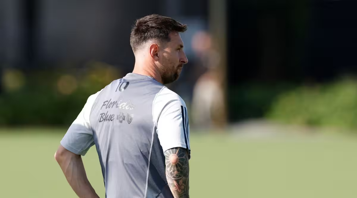Inter Miami Forward Messi Returns To Training With Main Team