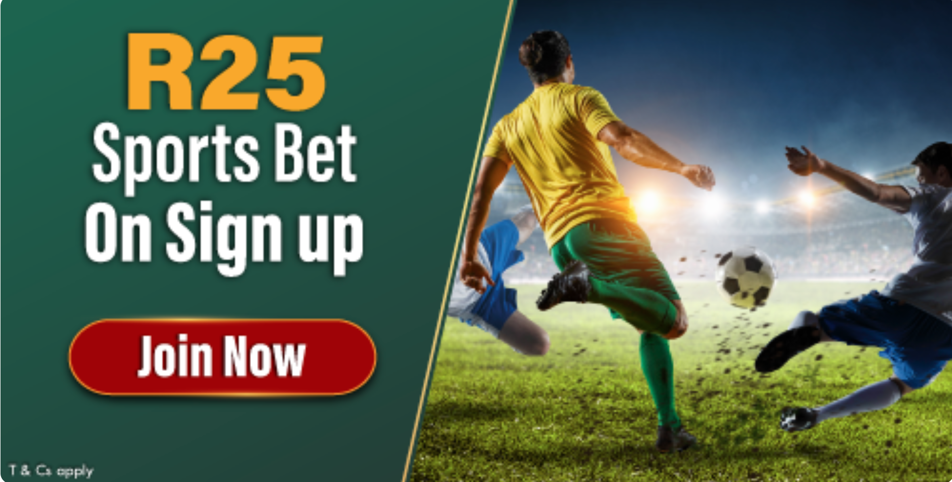 Gbets Welcome R25 Free Bet