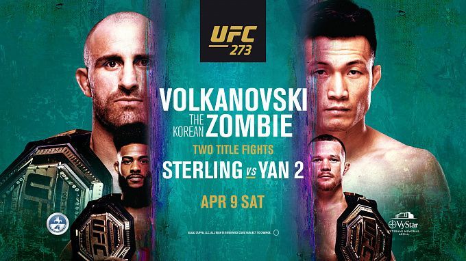 Donde ver UFC 273 gratis el 9 de abril: cartelera completa a que hora es la pelea Yan vs Sterling