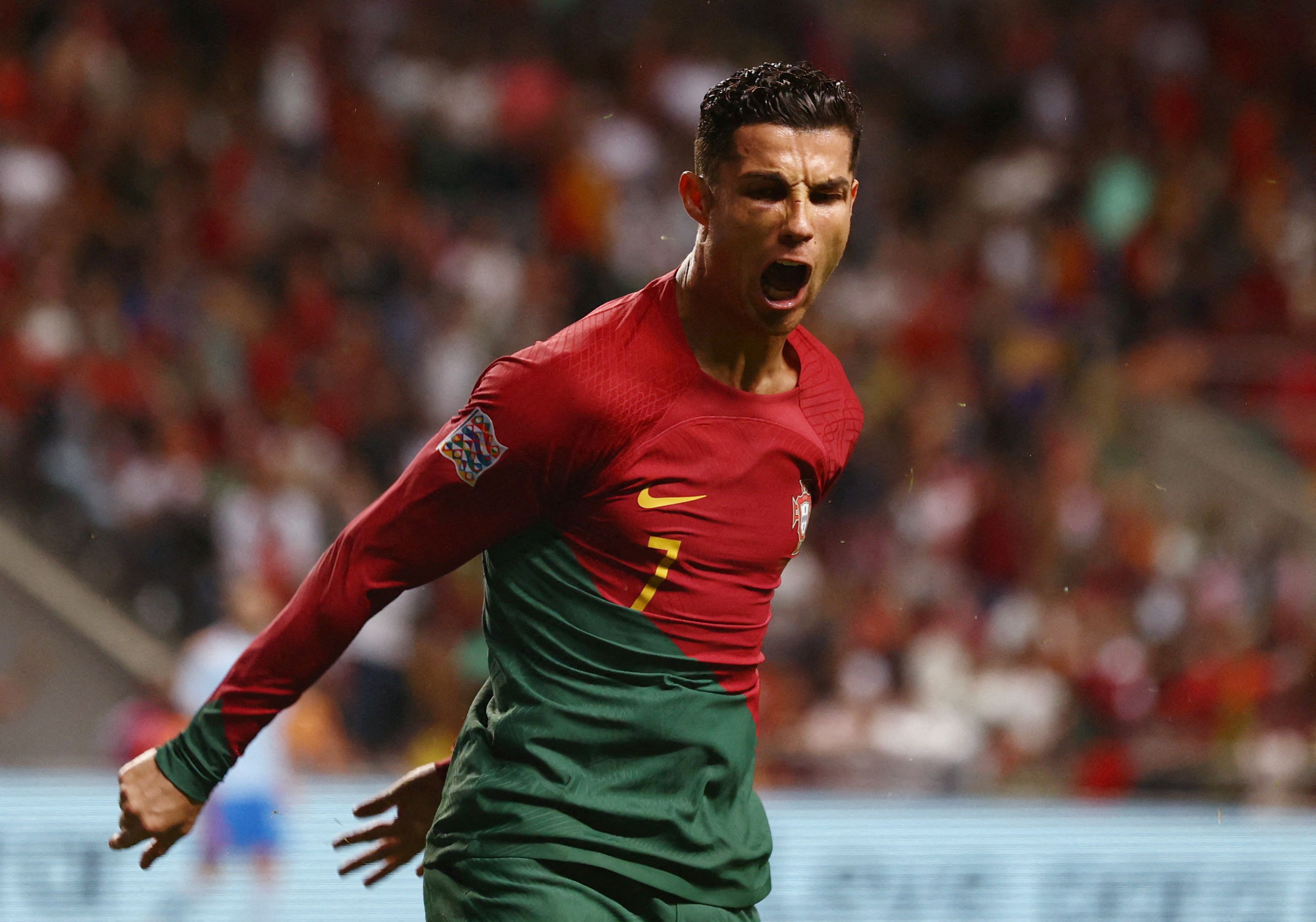 Ronaldo is the first player to score in five World Cups