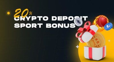 20% Crypto Deposit Sports Bonus – Up to ₹5,000