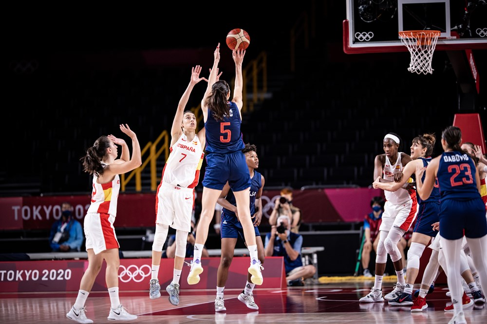 Spain beats Serbia in Women's Olympics basketball
