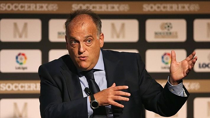La Liga President Tebas Condemns Those Responsible for Cancellation of Barcelona’s Match in the USA