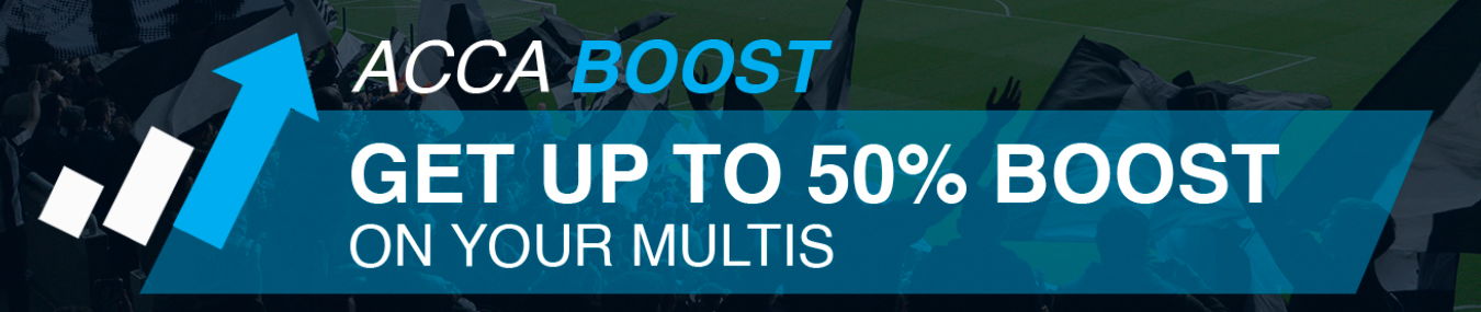 Fun88 Acca Boost up to 50%
