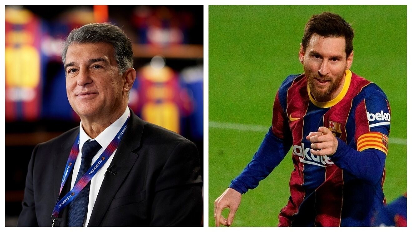 Joan Laporta, presidente del Barça habló sobre el posible regreso de Lionel Messi