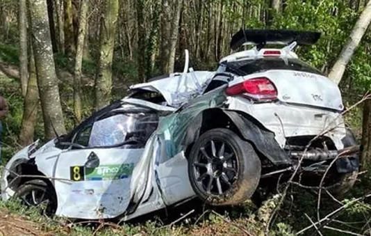 Fatal accidente en el Rally Villa de Tineo