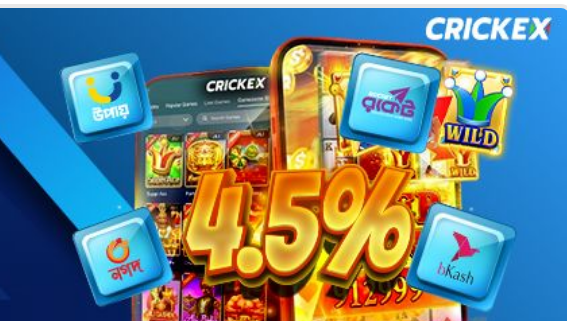 Crickex 4.50% Unlimited Deposit Bonus – Earn Extra Bonus & Daily JILI Free Spins!