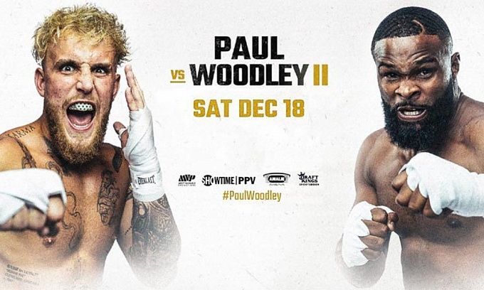 Jake Paul vs Tyron Woodley Pronosticos, Apuestas y Cuotas | 19 de diciembre de 2021