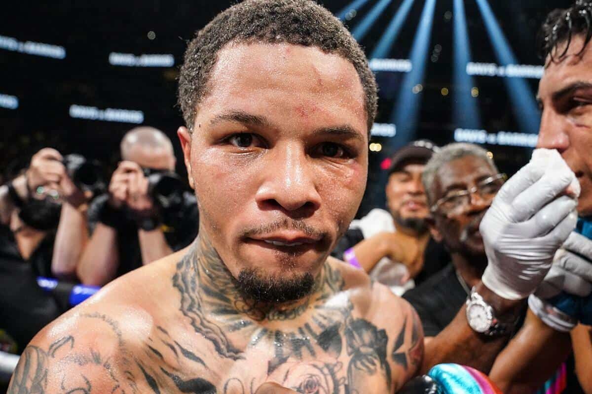 Gervonta Davis spotted in a wheelchair during Super Bowl game