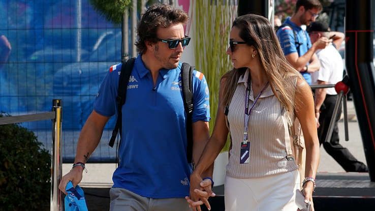 Fernando Alonso compartió el fin de su relación sentimental con Andrea Schlager