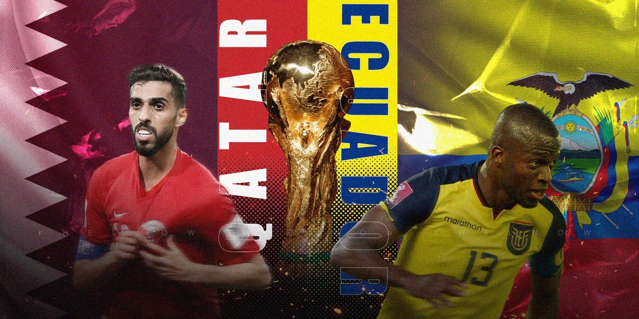 On November 20, Qatar and Ecuador will play the first match of 2022 FIFA World Cup