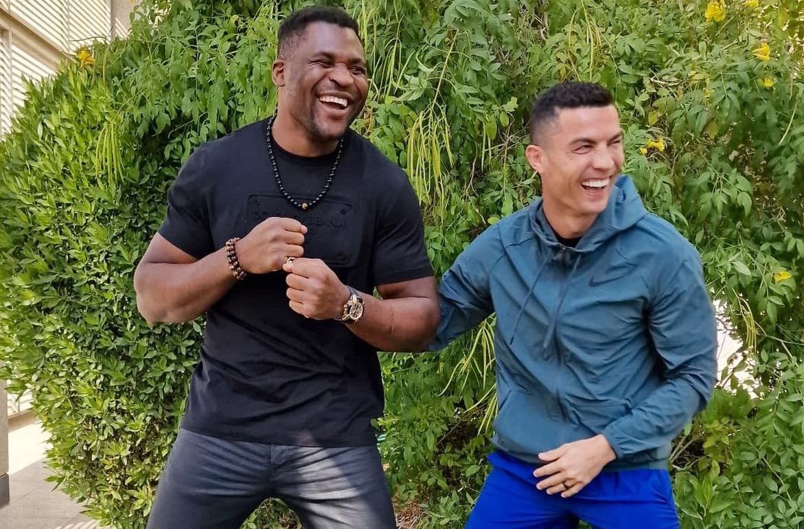 Cristiano Ronaldo regaló al campeón de UFC Francis Ngannou un reloj valorado en 100 mil euros