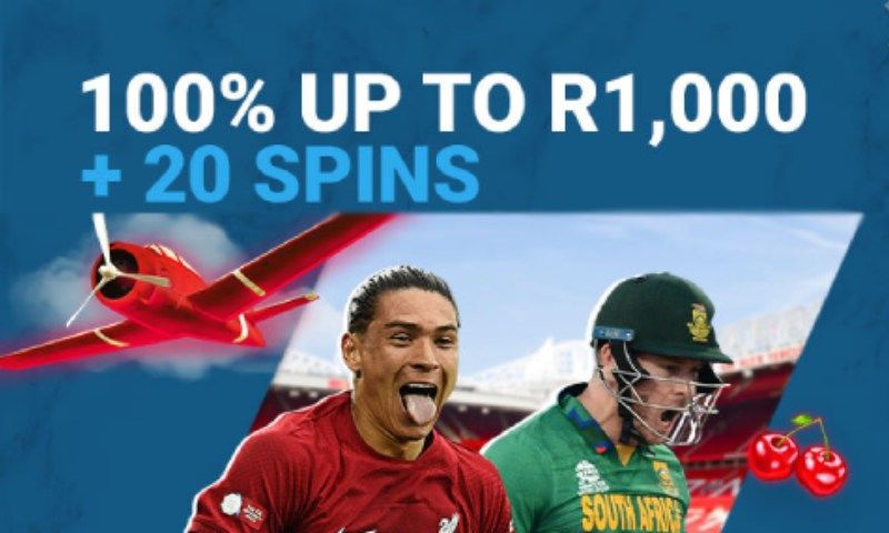 Sportingbet 100% Deposit Bonus up to R1,000 and 20 Slot Spins