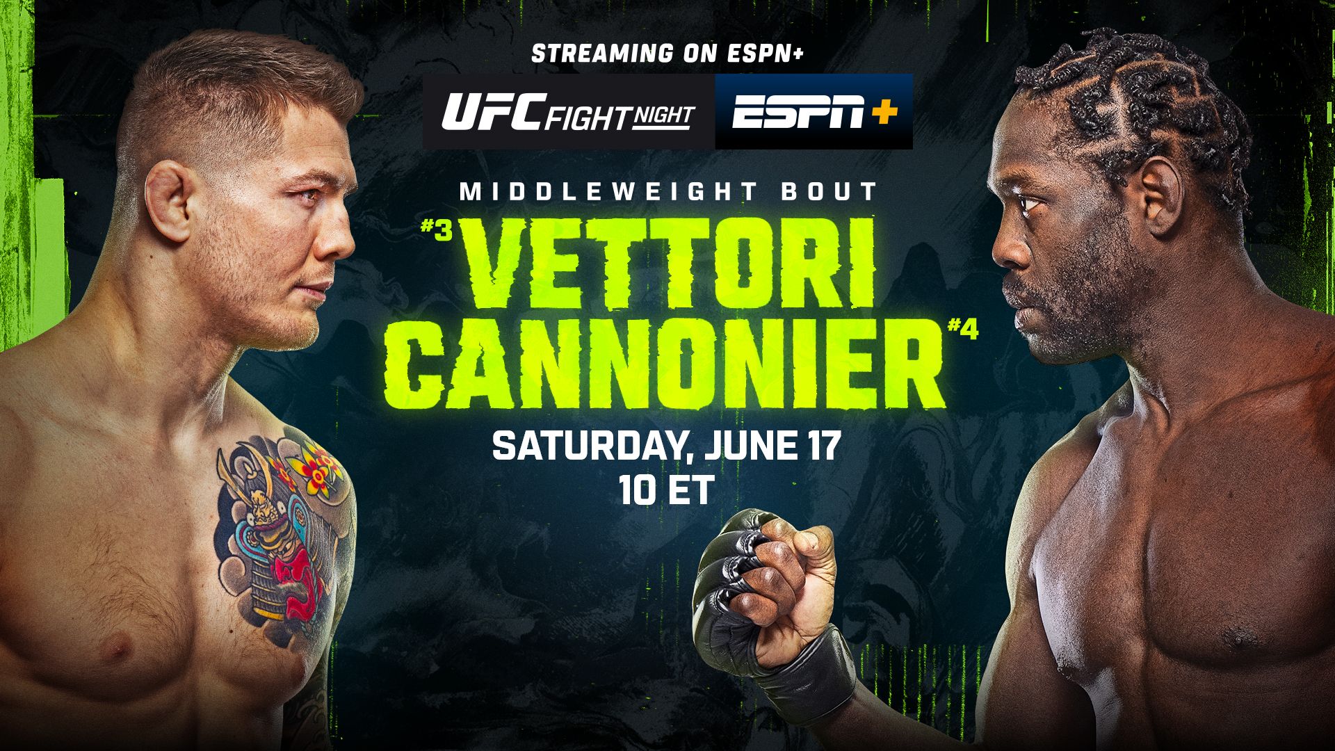 UFC on ESPN 47: Vettori vs Cannonier Results Announced