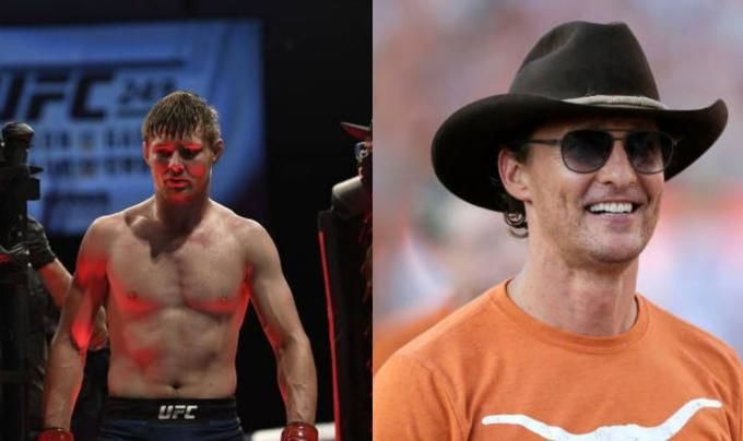 UFC fighter Mitchell wants to beat famous actor Matthew McConaughey
