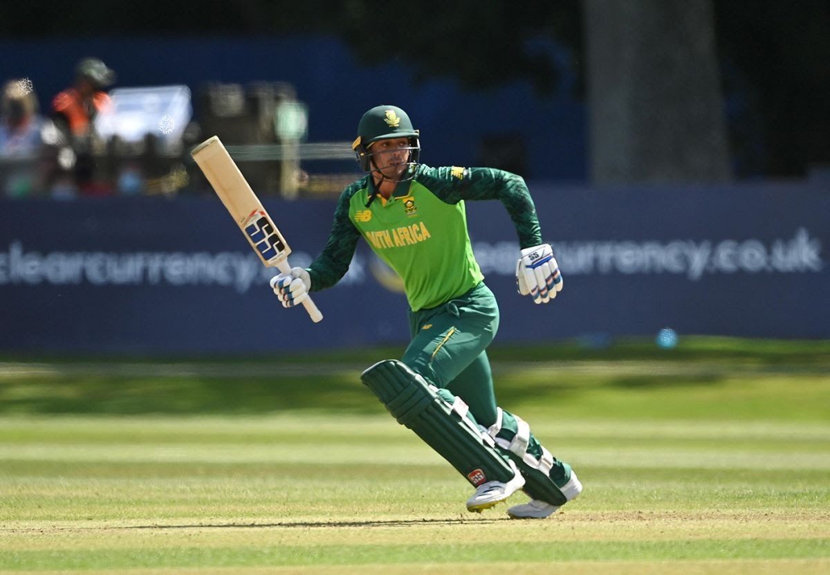 I would like to start by saying sorry to my team-mates: de Kock