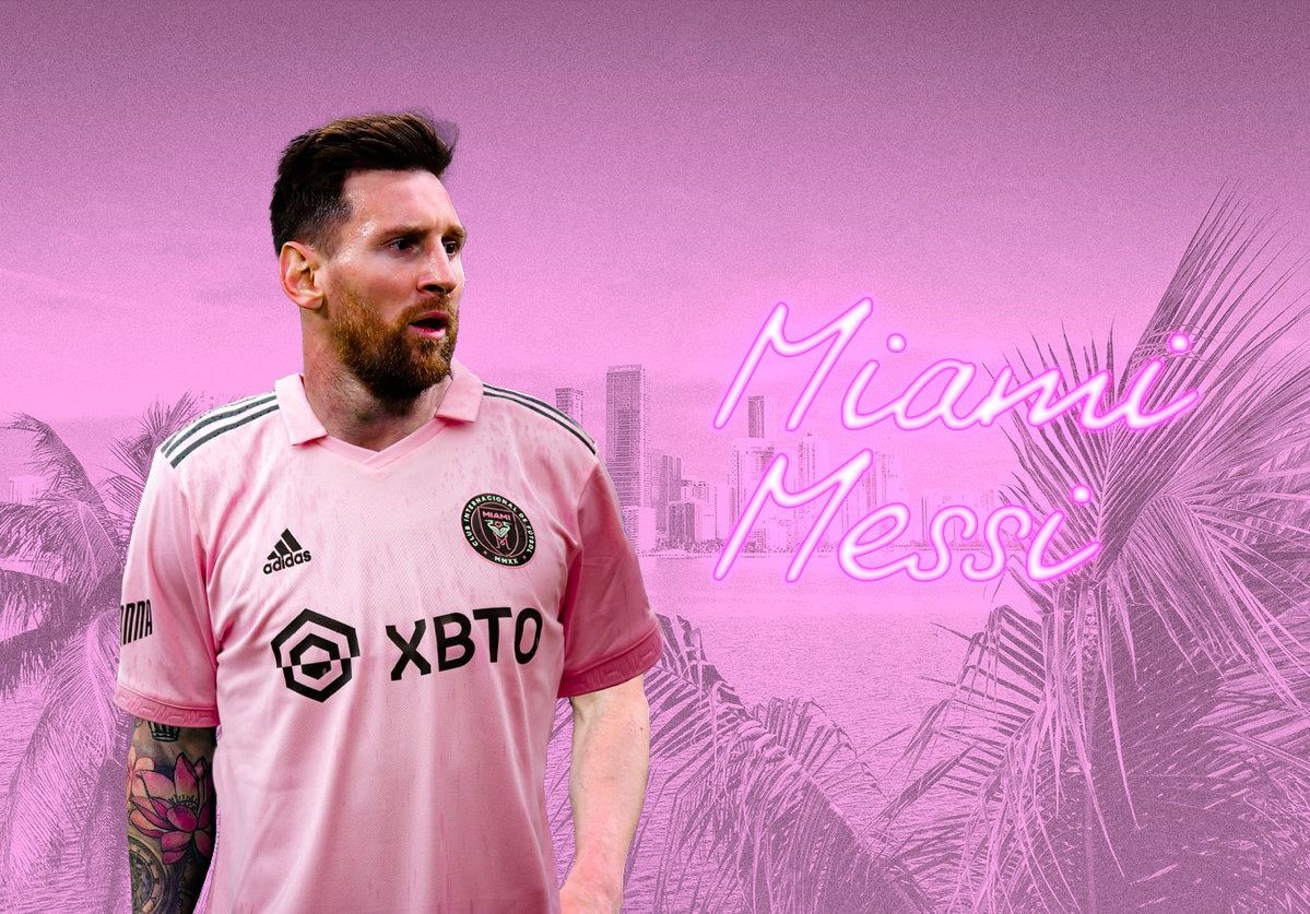 Lionel Messi presume su primera práctica en el Inter Miami