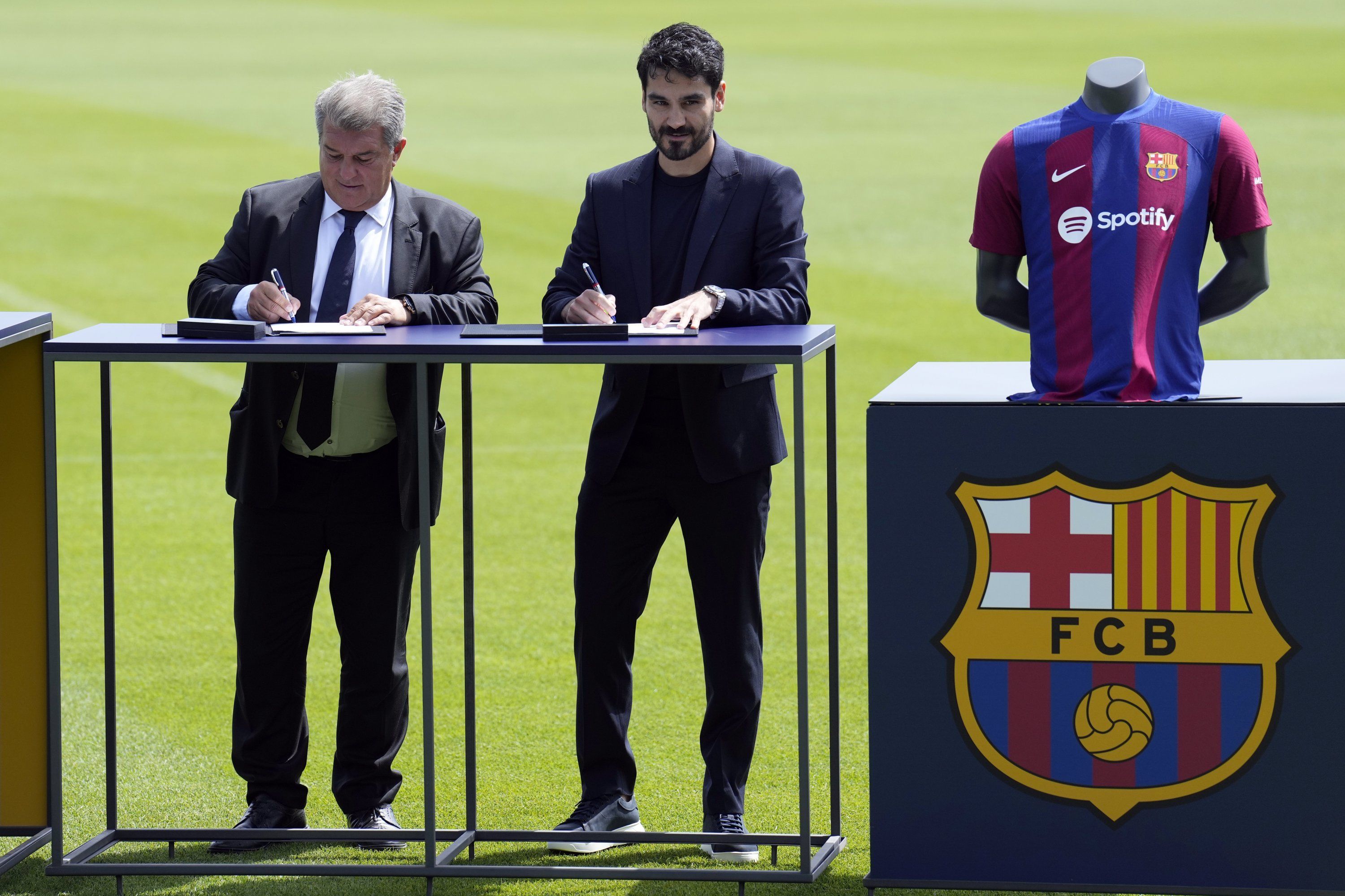 Joan Laporta habló sobre la llegada de Ilkay Gündogan al FC Barcelona