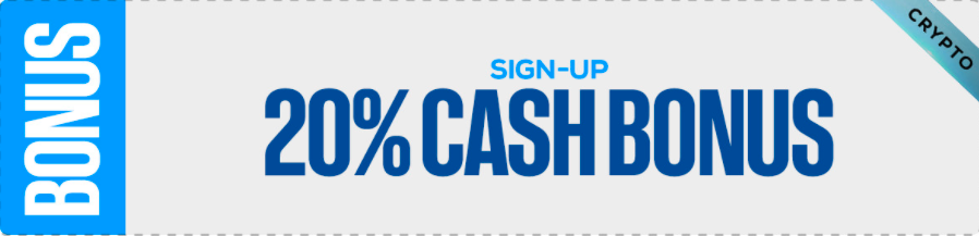 BetUS 20% Crypto Cash Deposit Bonus up to $500