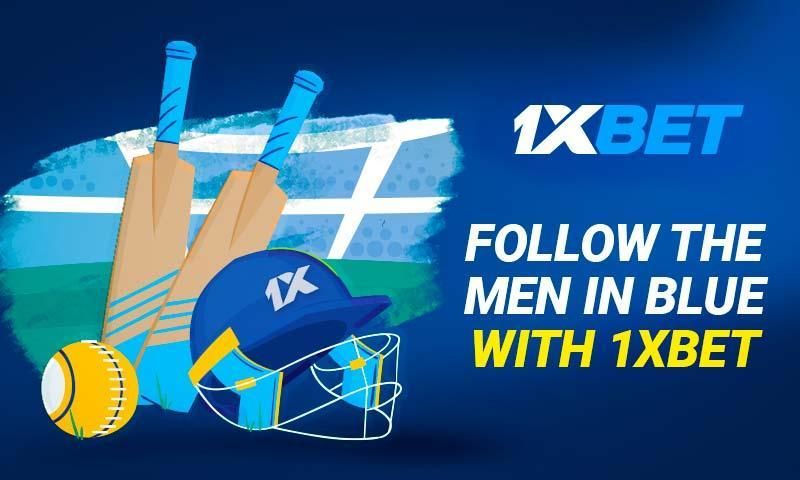 Follow the Men in Blue with 1xBet