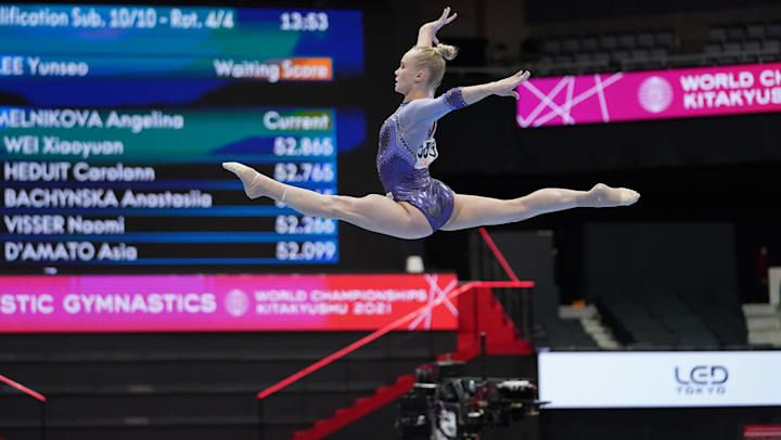 Russian Angelina Melnikova wins all-around gymnastics worlds