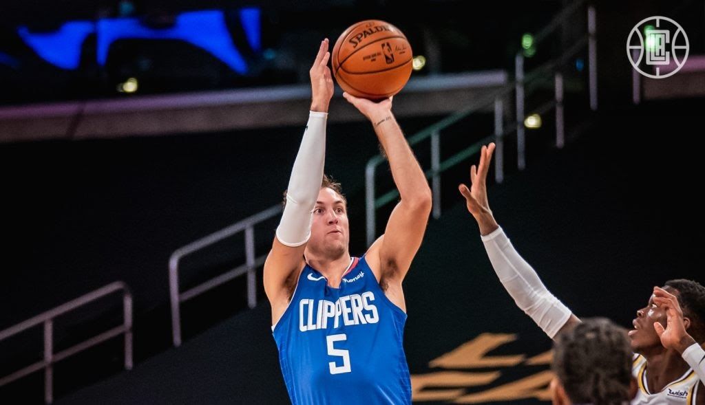 NBA: Luke Kennard six triples bury Trailblazers in first win for the Clippers