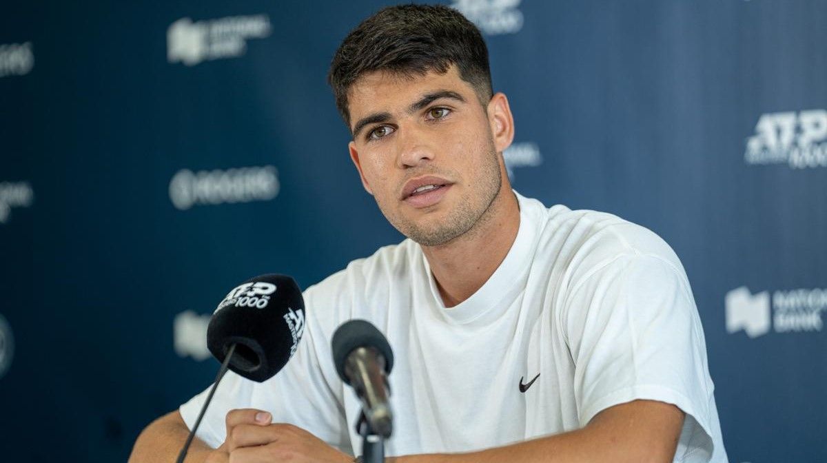 Carlos Alcaraz: "Tengo a Djokovic todo el tiempo en mi cabeza"