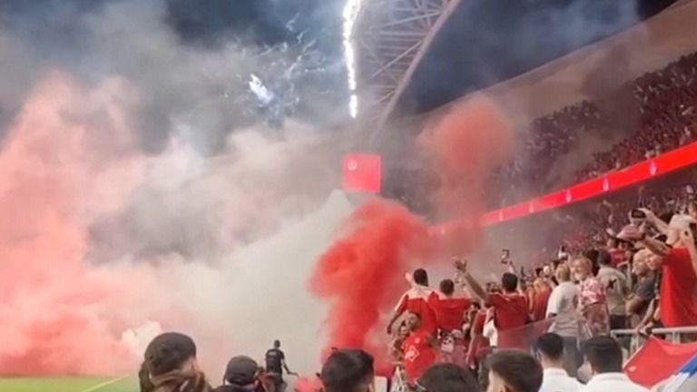 Hapoel vs Maccabi Match Cancelled Due to Fan Pyrotechnics
