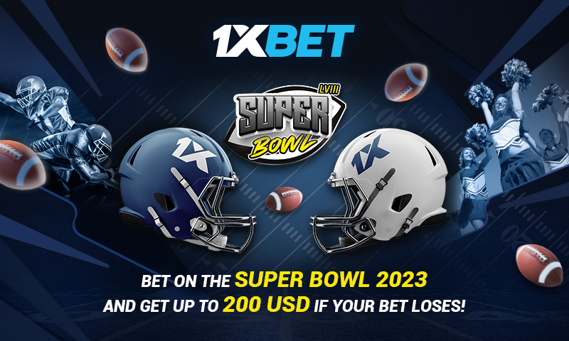 1xBet 2023 Super Bowl Bonus up to $200