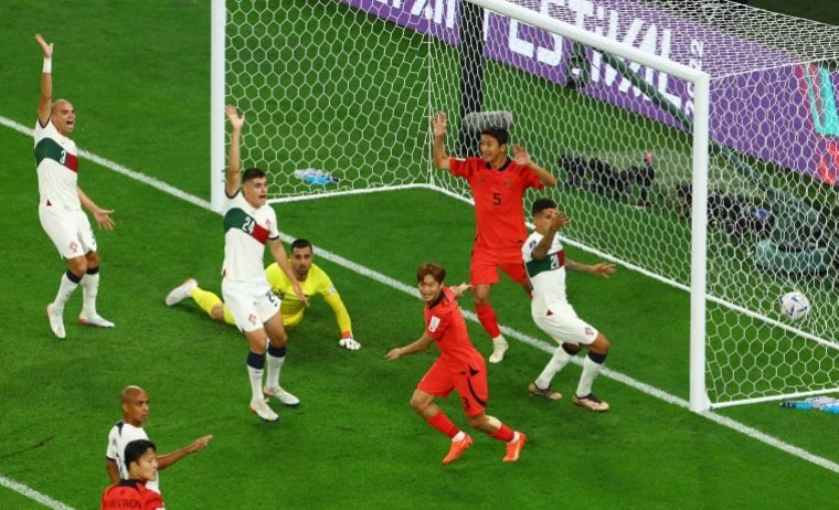 South Korea sensationally defeats Portugal to reach the playoffs of 2022 World Cup