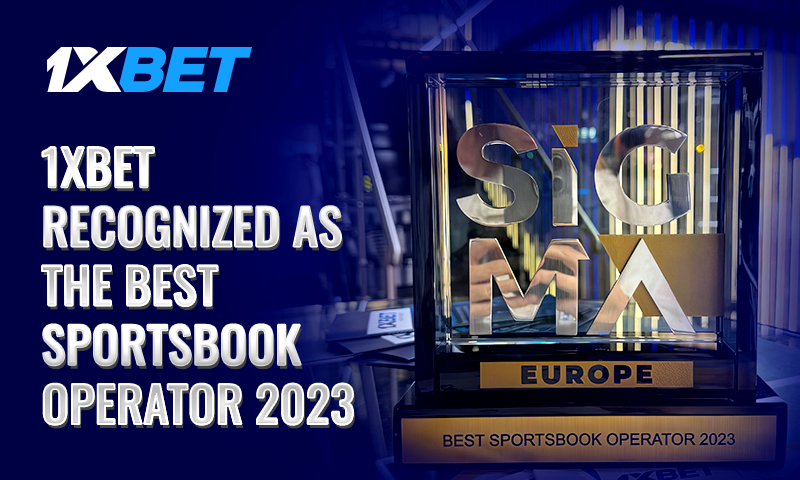 1xBet Crowned Best Sportsbook Operator 2023