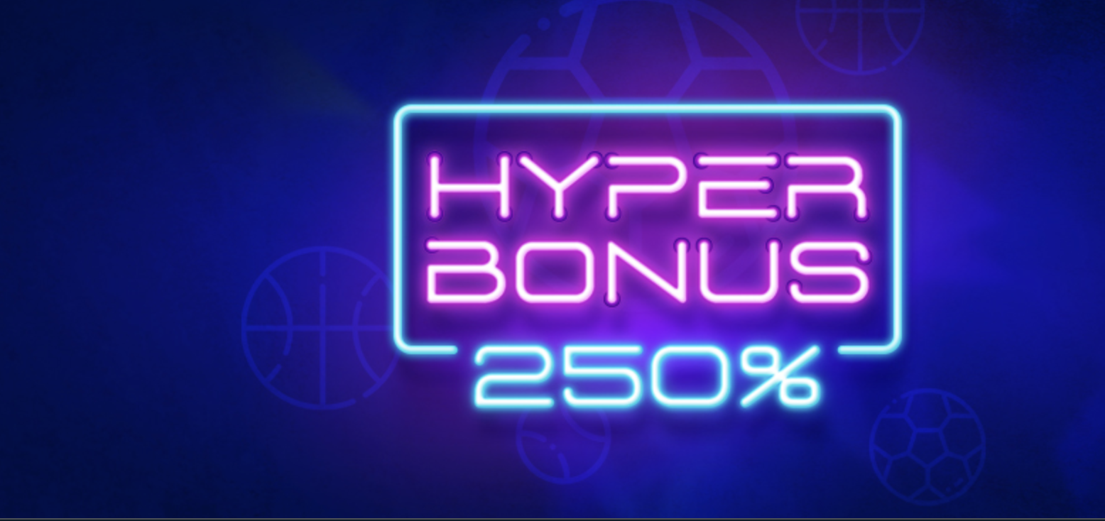 1xBet 250% Hyper Bonus up to 24790 EUR