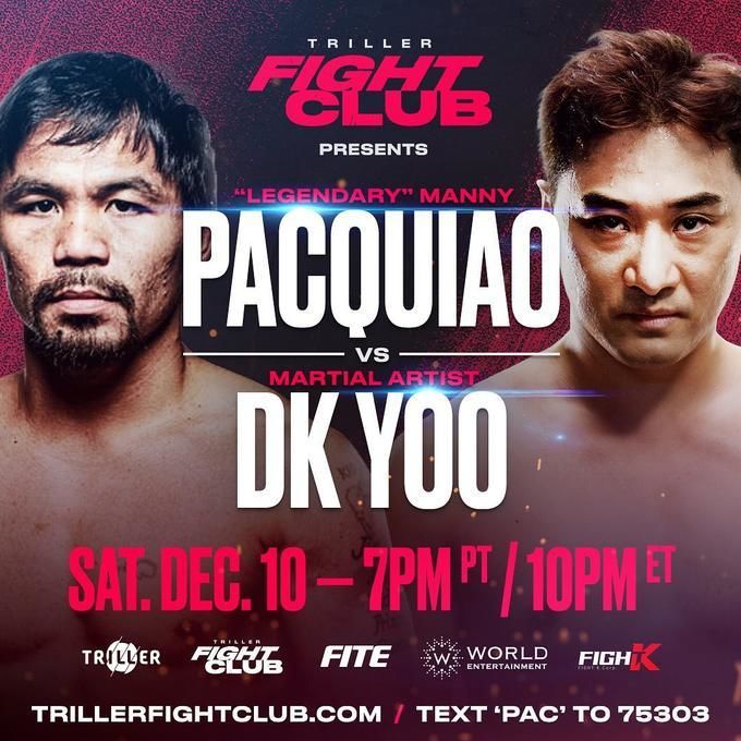 Pacquiao returns to the ring, Tarasov will perform in the MMA Series: today's mma highlights