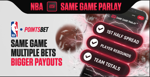 Make a same game parlay bet with PointsBet
