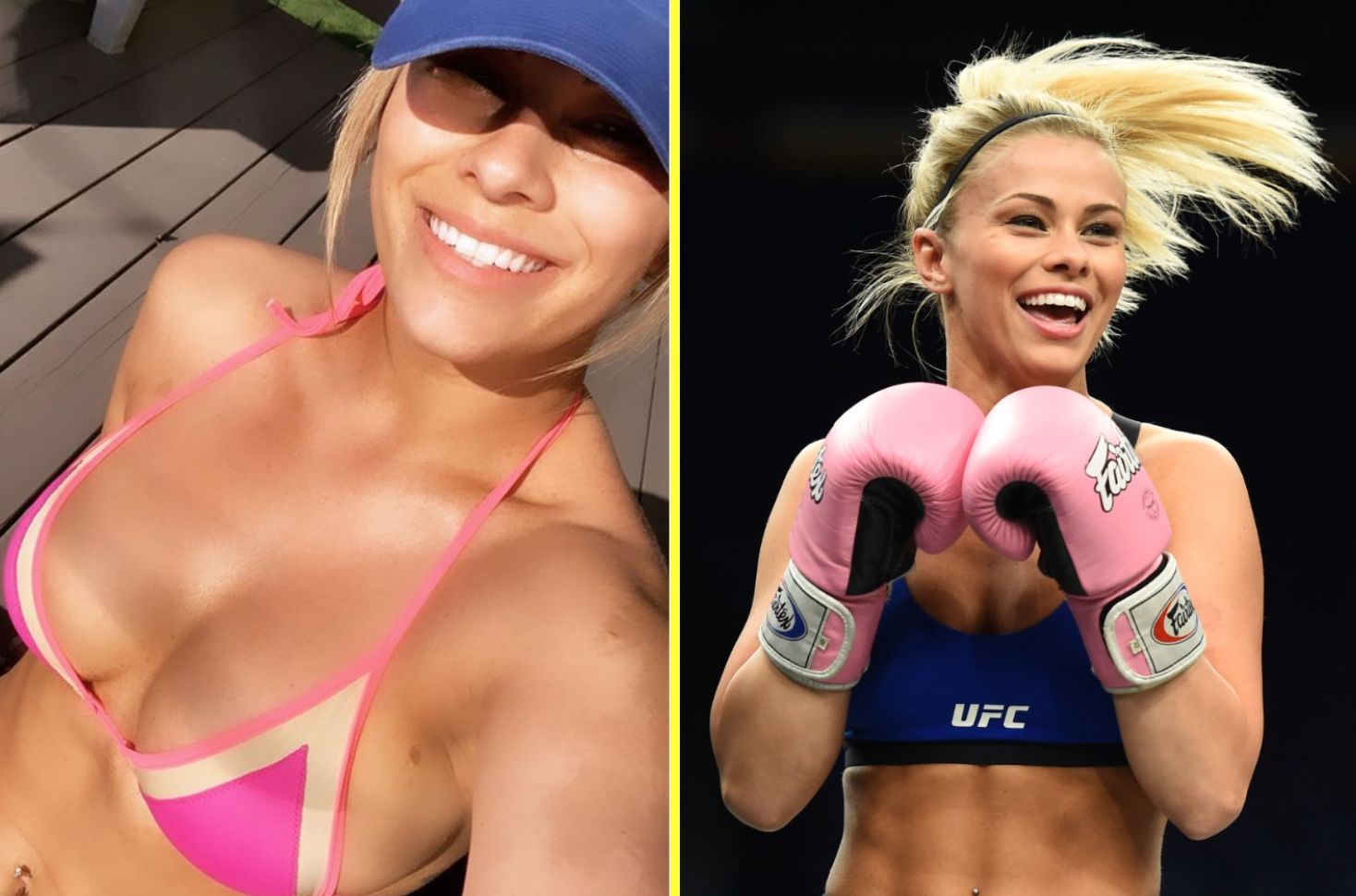 Paige VanZant exposes her buttocks for a new photo shoot