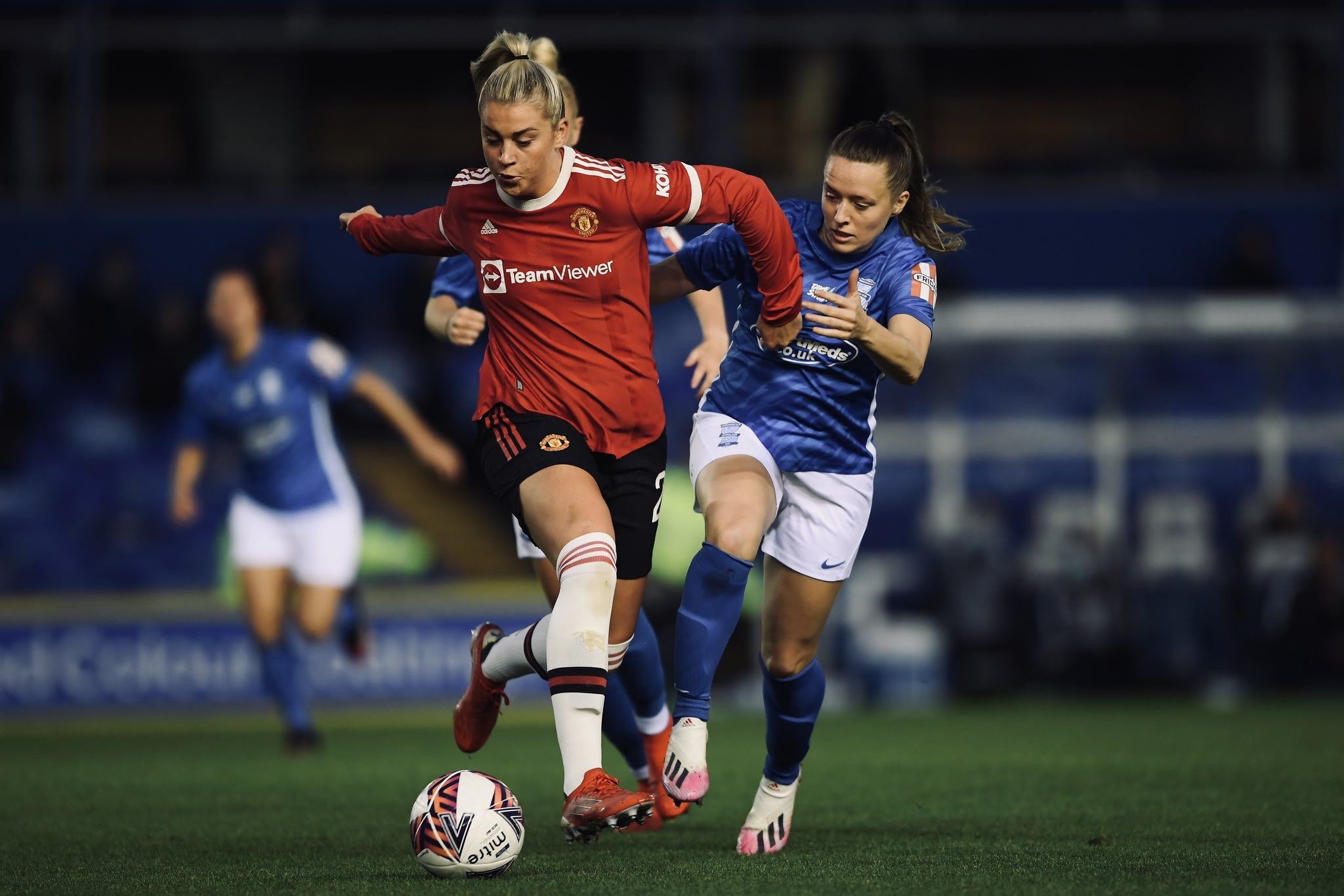WSL: Manchester United comes on top versus Birmingham City